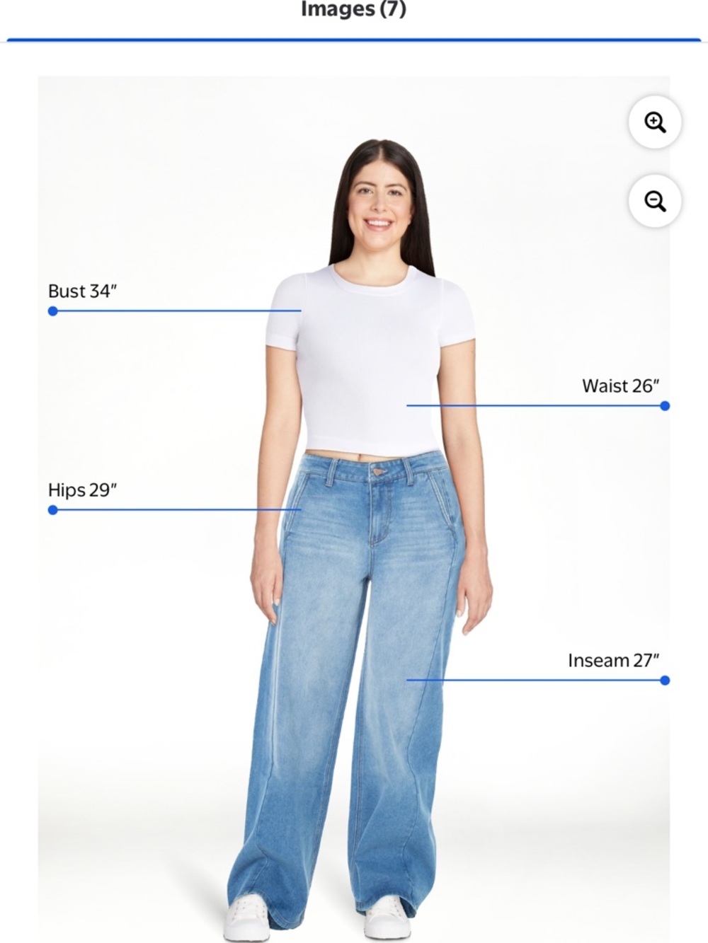 Celebrity Pink Wide Leg Trouser Pocket Jean - Picture 2 of 7